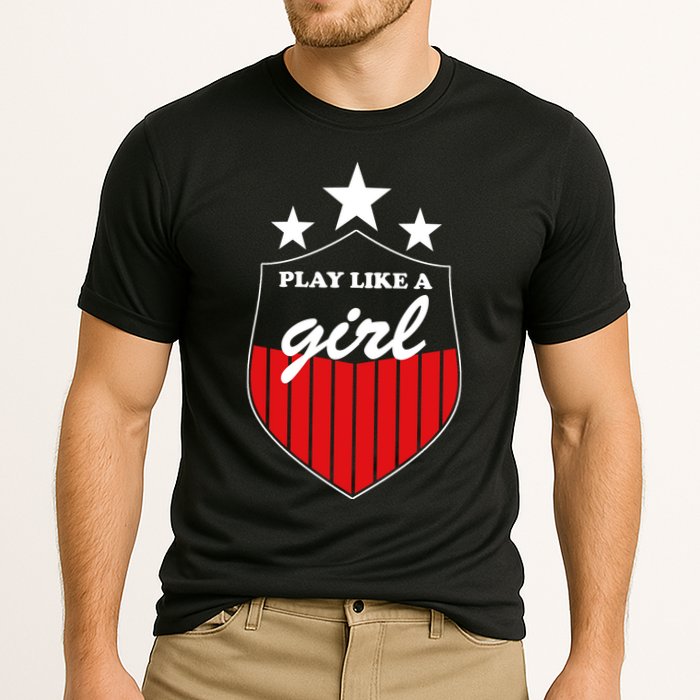 Play Like A Girl Cooling Performance Crew T-Shirt