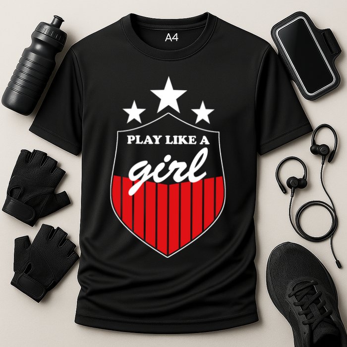 Play Like A Girl Cooling Performance Crew T-Shirt