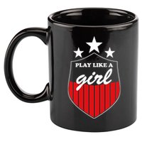 Play Like A Girl 11oz C Handle Ceramic Mug