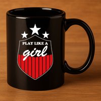 Play Like A Girl 11oz C Handle Ceramic Mug