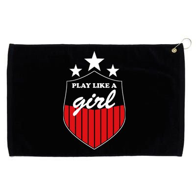 Play Like A Girl Grommeted Golf Towel