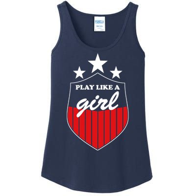 Play Like A Girl Ladies Essential Tank