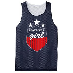 Play Like A Girl Mesh Reversible Basketball Jersey Tank