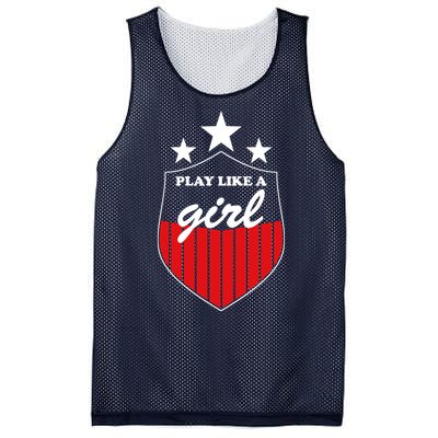 Play Like A Girl Mesh Reversible Basketball Jersey Tank