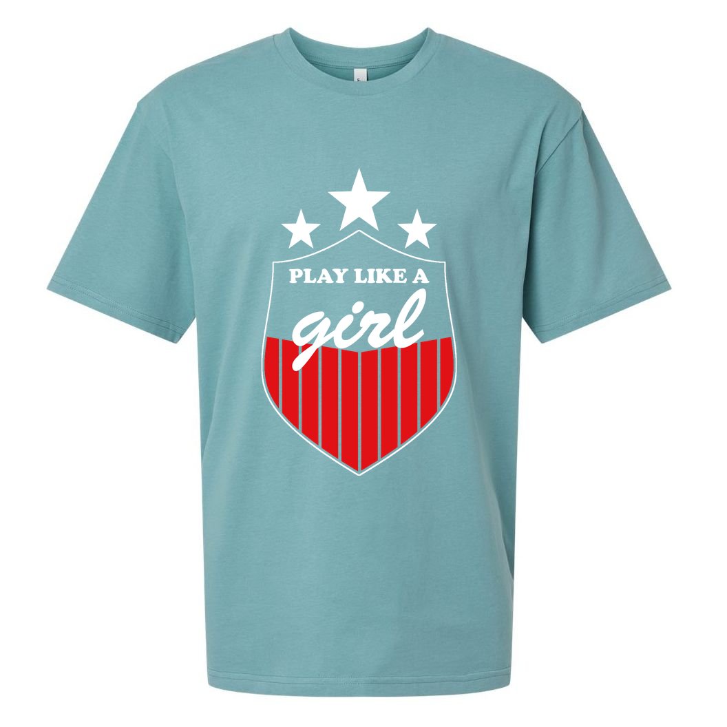 Play Like A Girl Sueded Cloud Jersey T-Shirt