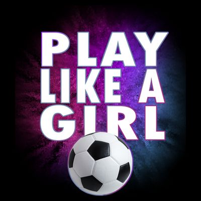 Play Like A Girl Womens Soccer T-Shirt