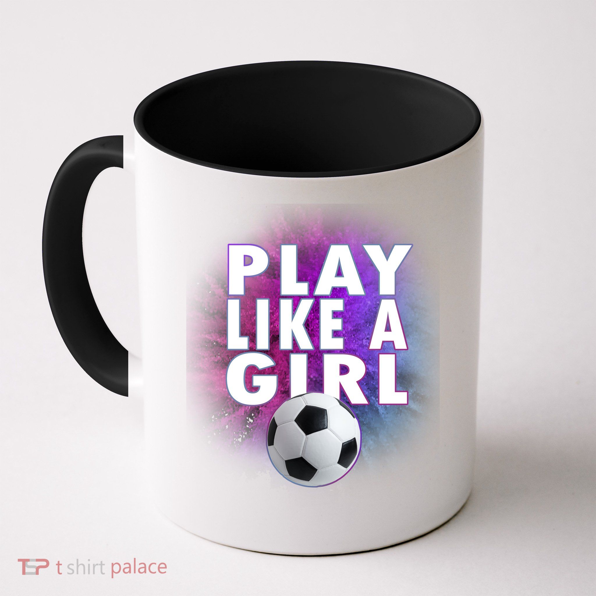 Play Like A Girl Womens Soccer Mug