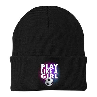 Play Like A Girl Womens Soccer Beanie