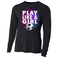 Play Like A Girl Womens Soccer Cooling Performance Long Sleeve Crew