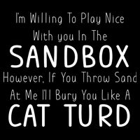 Play Nice Sandbox Cat Turd City Backpack