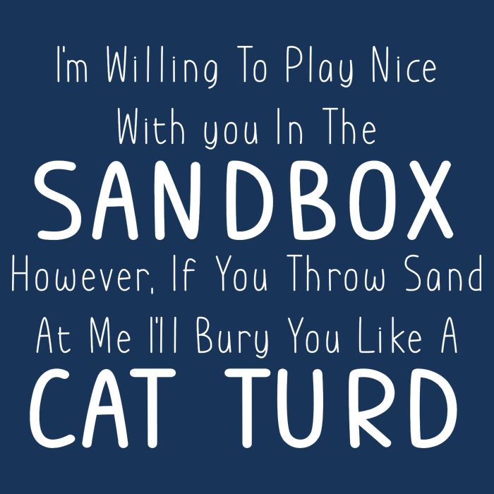 Play Nice Sandbox Cat Turd Women's V-Neck T-Shirt