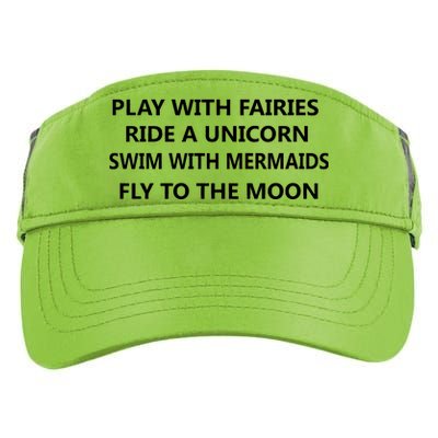 Play With Fairies Ride A Unicorn Swim With Mermaid Adult Drive Performance Visor