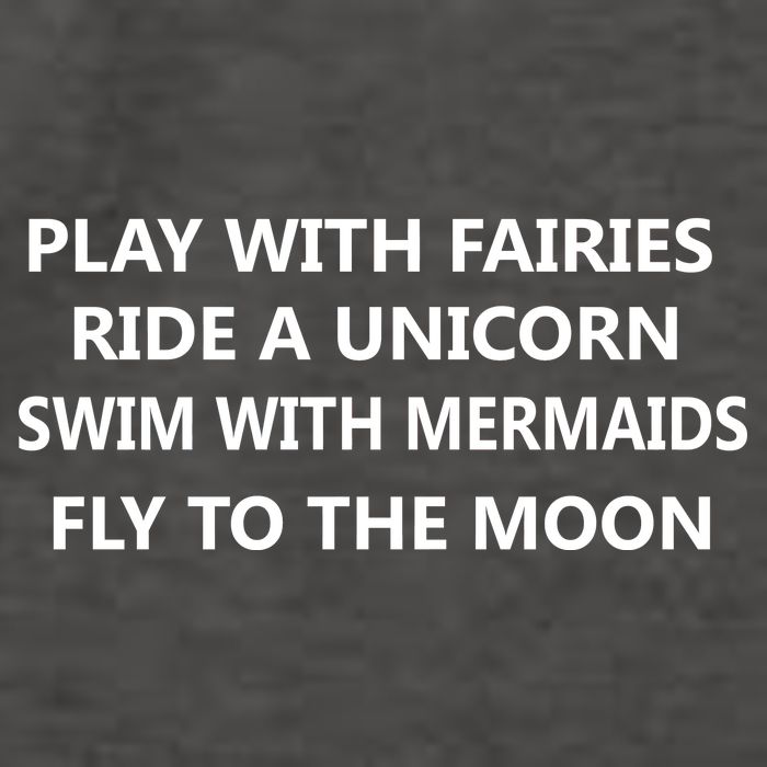 Play With Fairies Ride A Unicorn Swim With Mermaid Vector Backpack