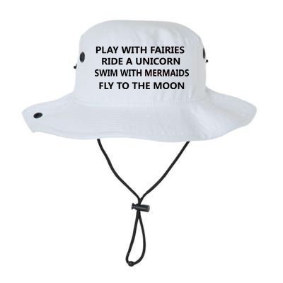 Play With Fairies Ride A Unicorn Swim With Mermaid Legacy Cool Fit Booney Bucket Hat