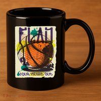 Play Your Heart Out Basketball 11oz C Handle Ceramic Mug