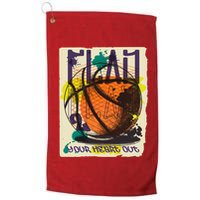 Play Your Heart Out Basketball Golf Towel