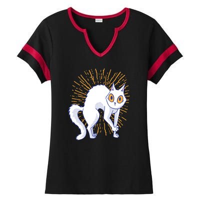 Playful Cat Ladies Halftime Notch Neck Tee