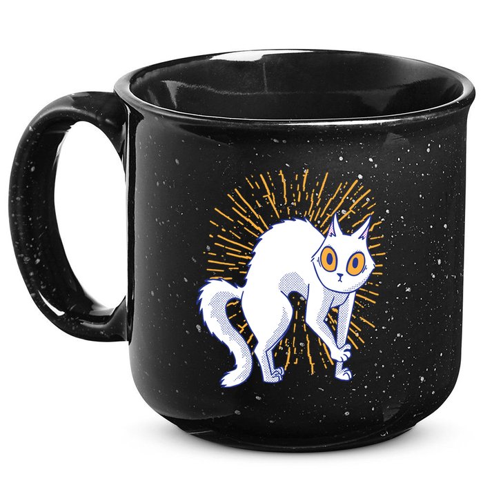 Playful Cat 15oz Campfire Ceramic Mug