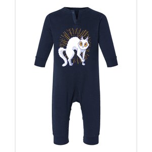 Playful Cat Infant Fleece One Piece