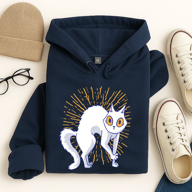 Playful Cat Hoodie