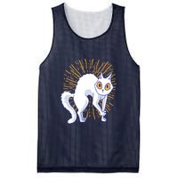 Playful Cat Mesh Reversible Basketball Jersey Tank