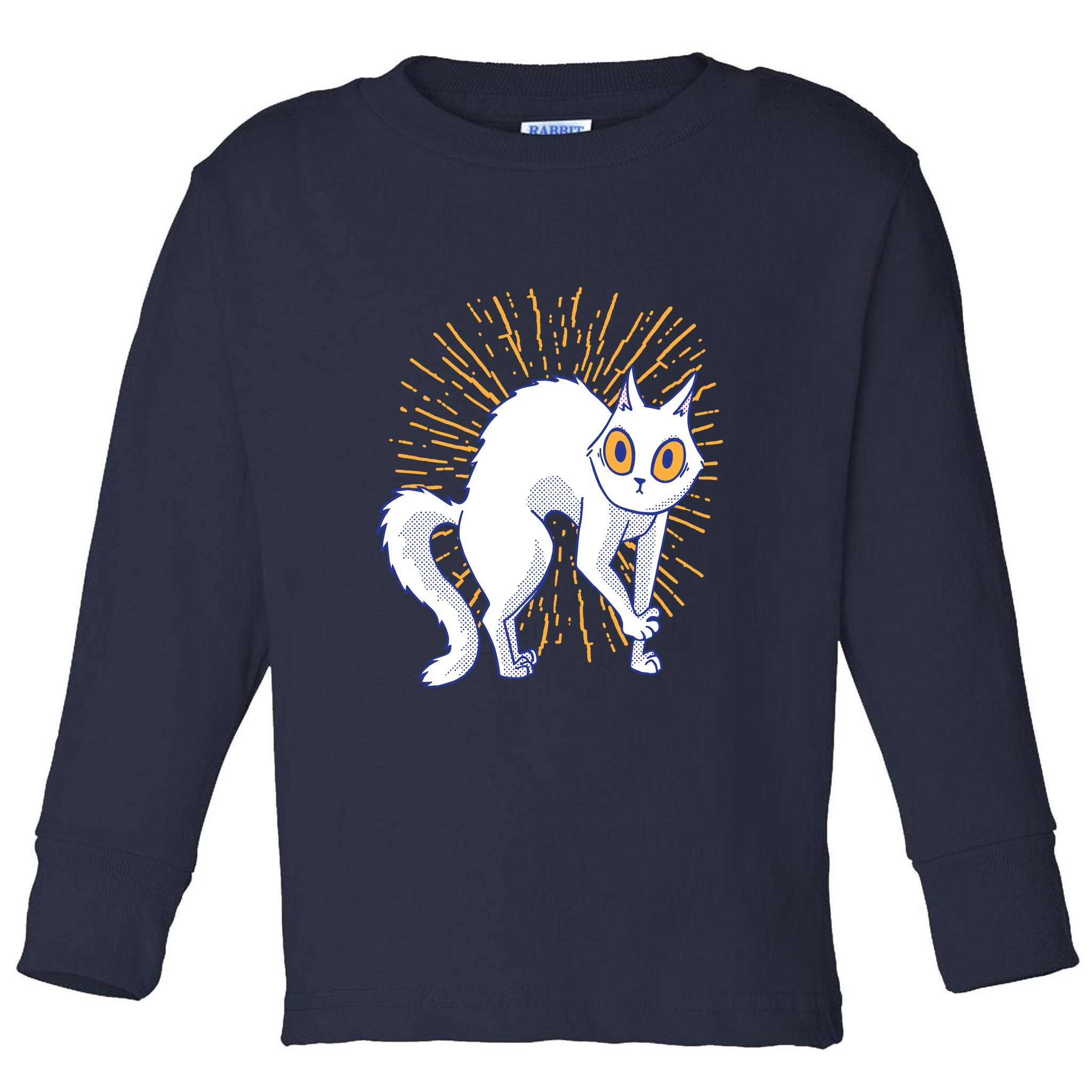 Playful Cat Toddler Long Sleeve Shirt