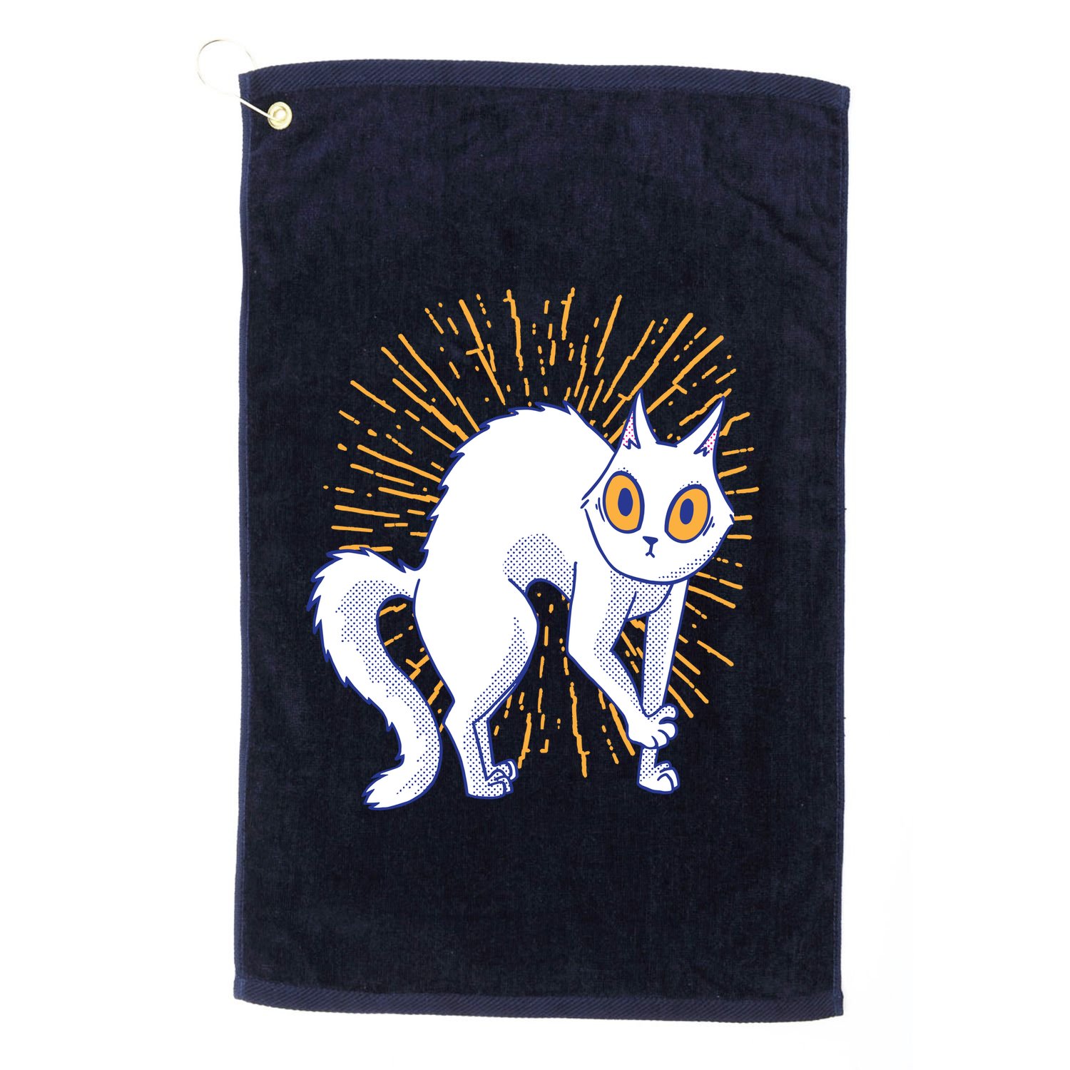 Playful Cat Golf Towel