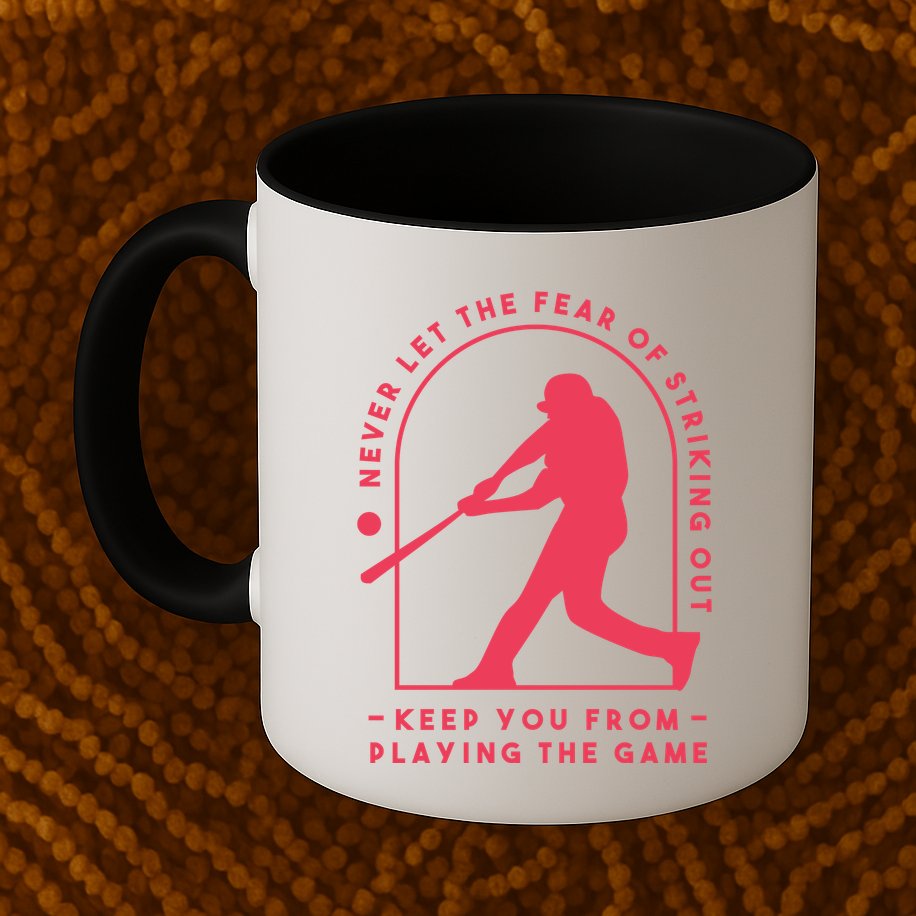 Playing The Game Baseball Mug