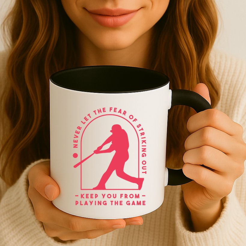 Playing The Game Baseball Mug