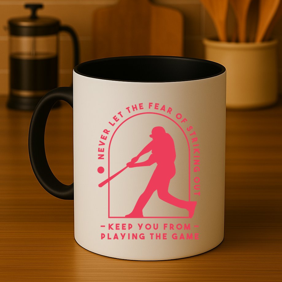 Playing The Game Baseball Mug