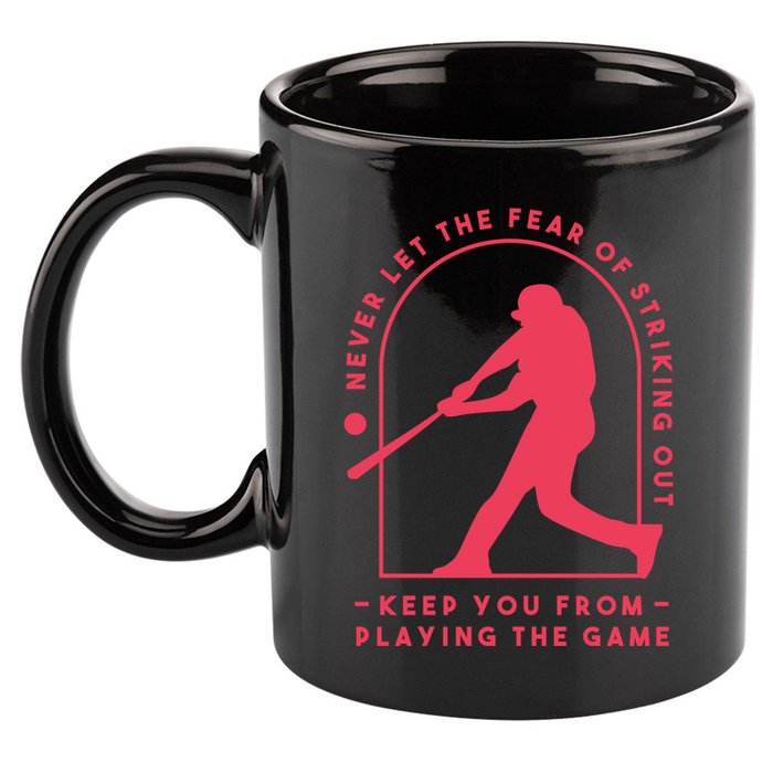 Playing The Game Baseball 11oz C Handle Ceramic Mug