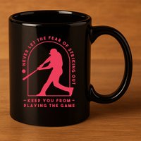 Playing The Game Baseball 11oz C Handle Ceramic Mug
