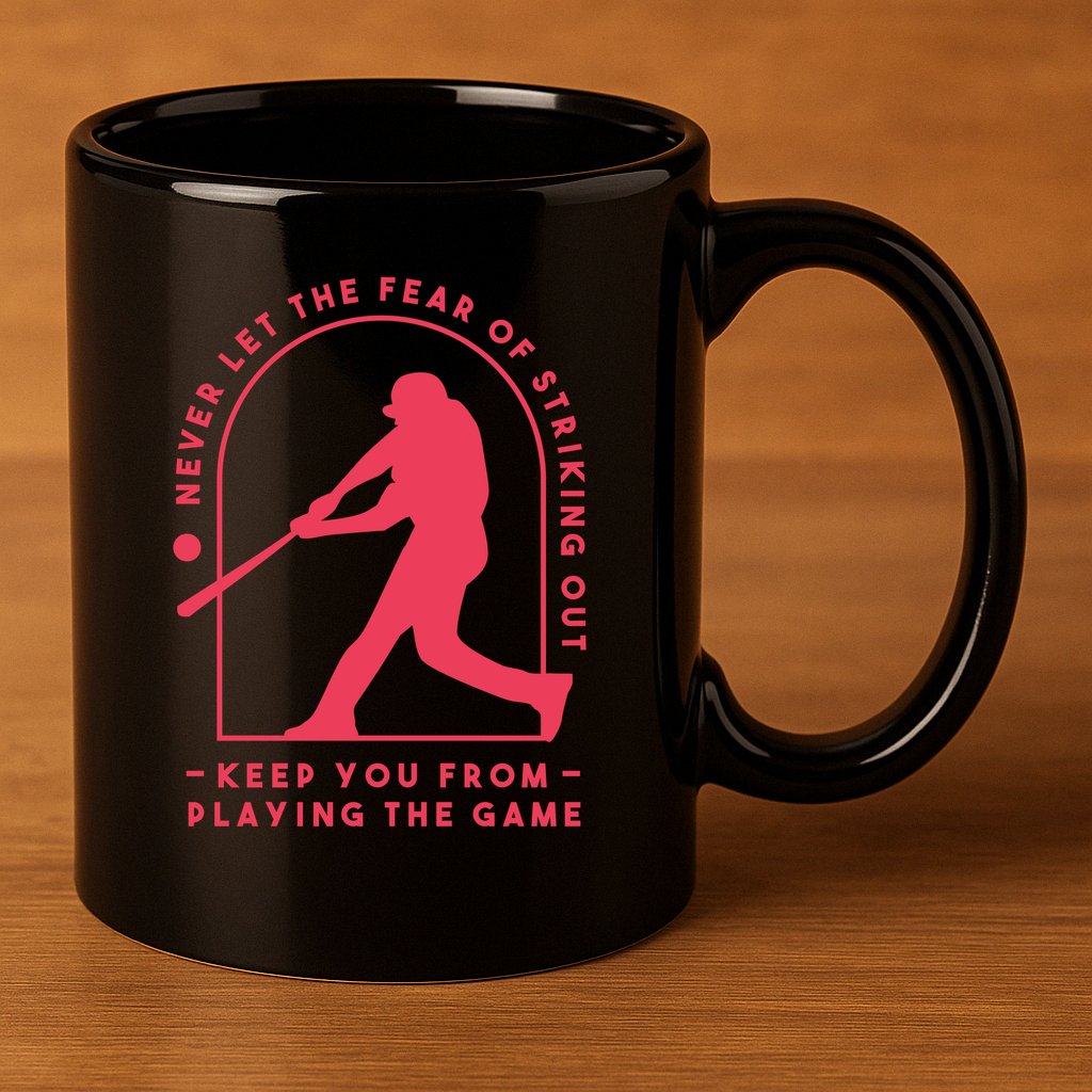 Playing The Game Baseball 11oz C Handle Ceramic Mug