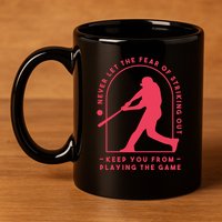 Playing The Game Baseball 11oz C Handle Ceramic Mug