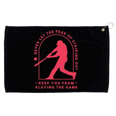 Playing The Game Baseball Grommeted Golf Towel