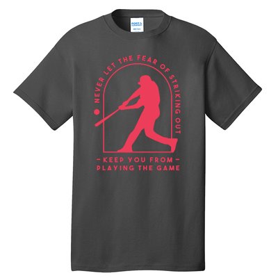 Playing The Game Baseball Tall T-Shirt