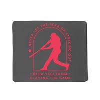 Playing The Game Baseball Mousepad