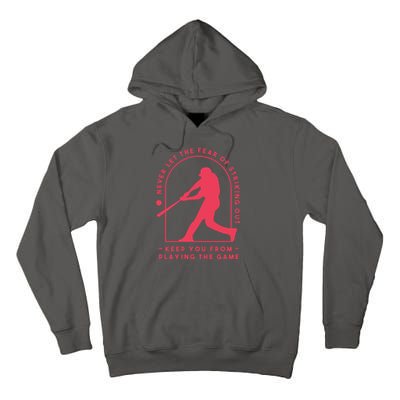 Playing The Game Baseball Tall Hoodie