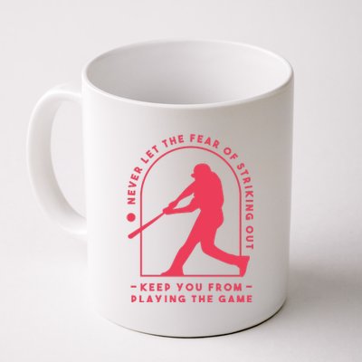 Playing The Game Baseball Coffee Mug