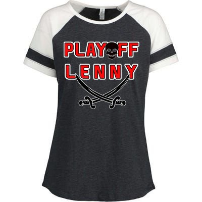 Playoff Lenny Tampa Bay Football Skull Enza Ladies Jersey Colorblock Tee