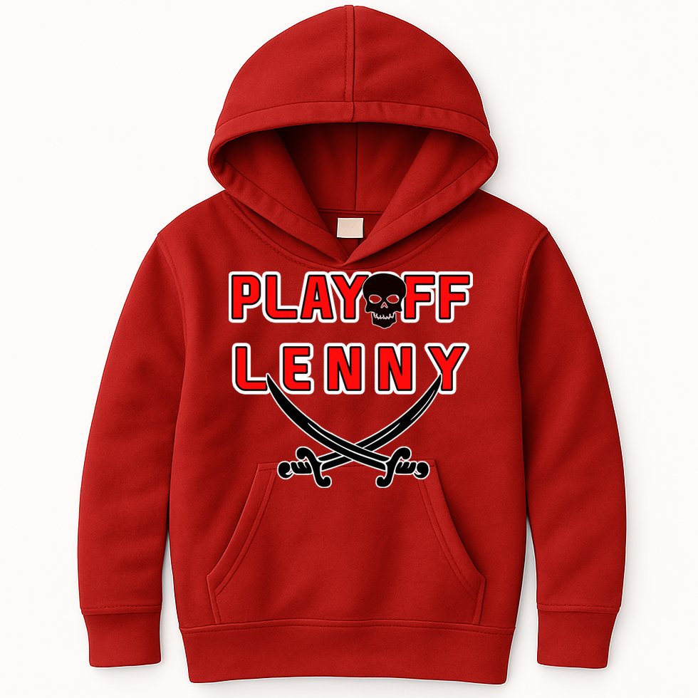 Playoff Lenny Tampa Bay Football Skull Kids Hoodie