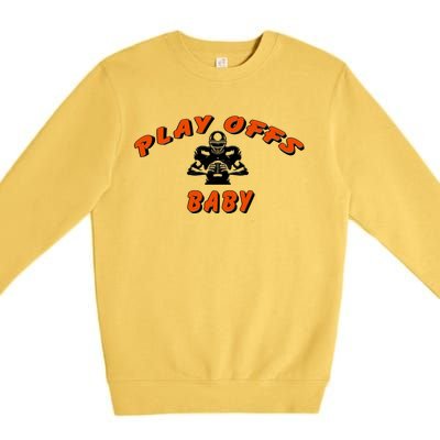 Playoffs Baby Football Premium Crewneck Sweatshirt