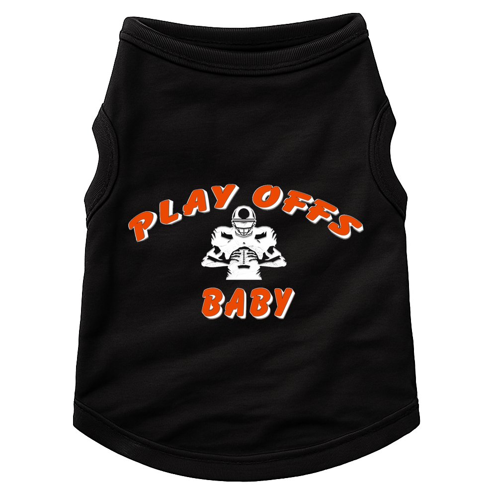 Playoffs Baby Football Doggie Tank