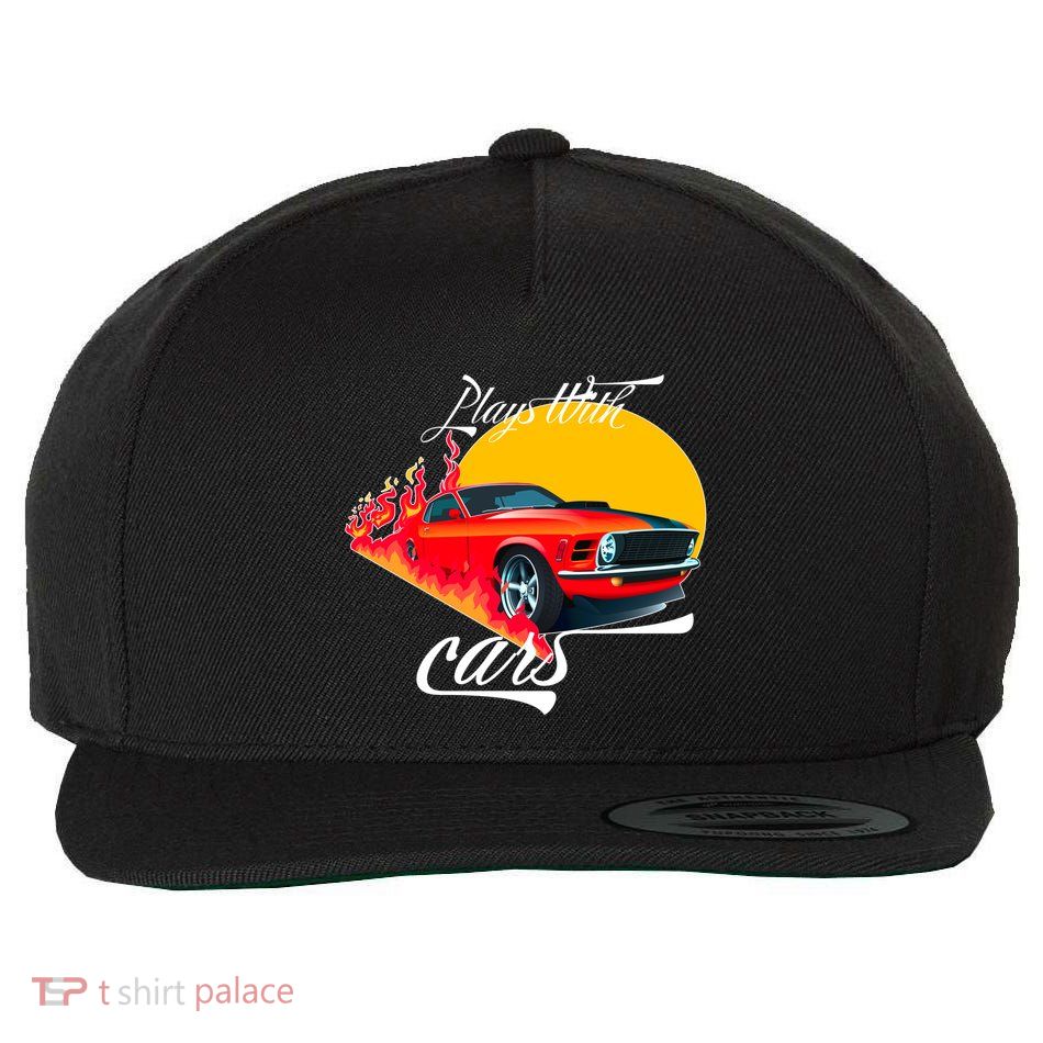 Plays With Cars Matching Family Wool Snapback Cap