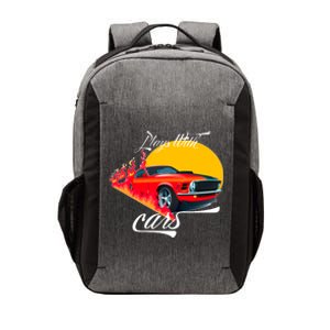 Plays With Cars Matching Family Vector Backpack