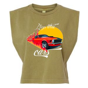 Plays With Cars Matching Family Garment-Dyed Women's Muscle Tee