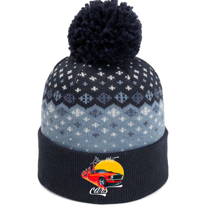 Plays With Cars Matching Family The Baniff Cuffed Pom Beanie