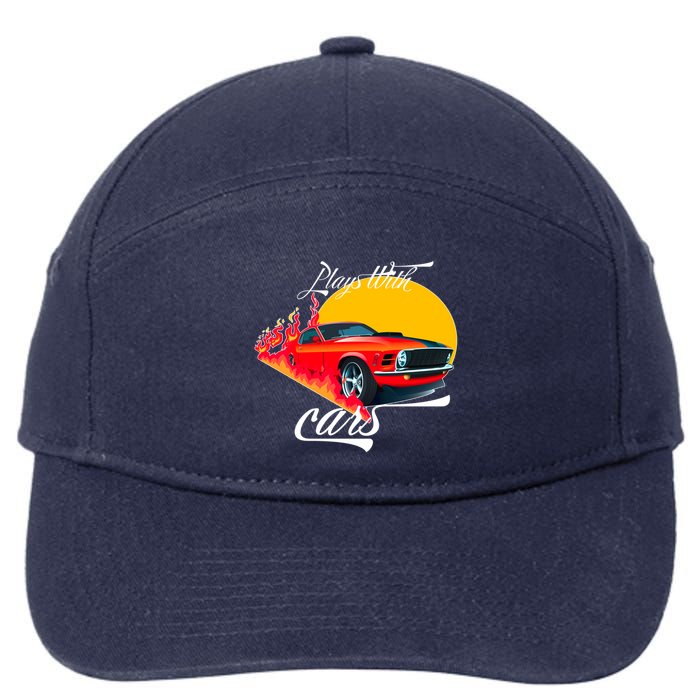 Plays With Cars Matching Family 7-Panel Snapback Hat