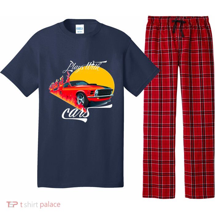 Plays With Cars Matching Family Pajama Set