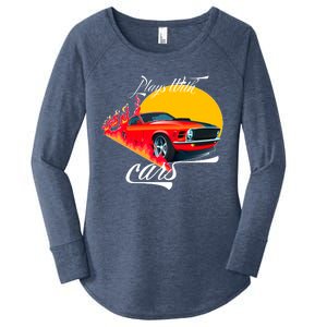 Plays With Cars Matching Family Women's Perfect Tri Tunic Long Sleeve Shirt